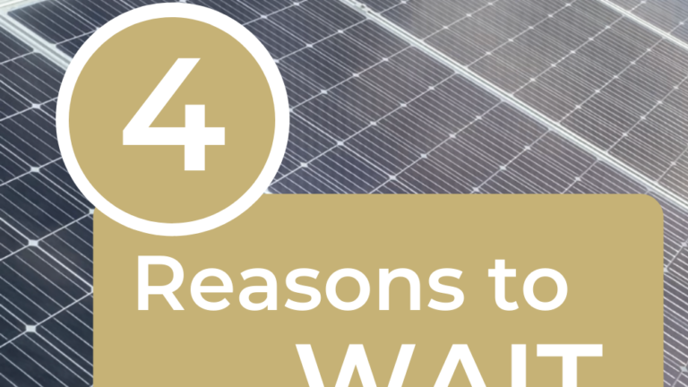 Should you invest in solar? 4 reasons to wait